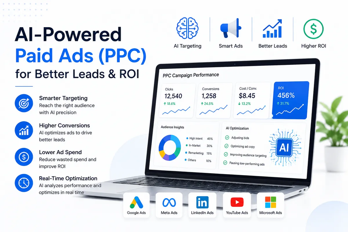 AI-Powered Paid Ads (PPC) for Better Leads & ROI