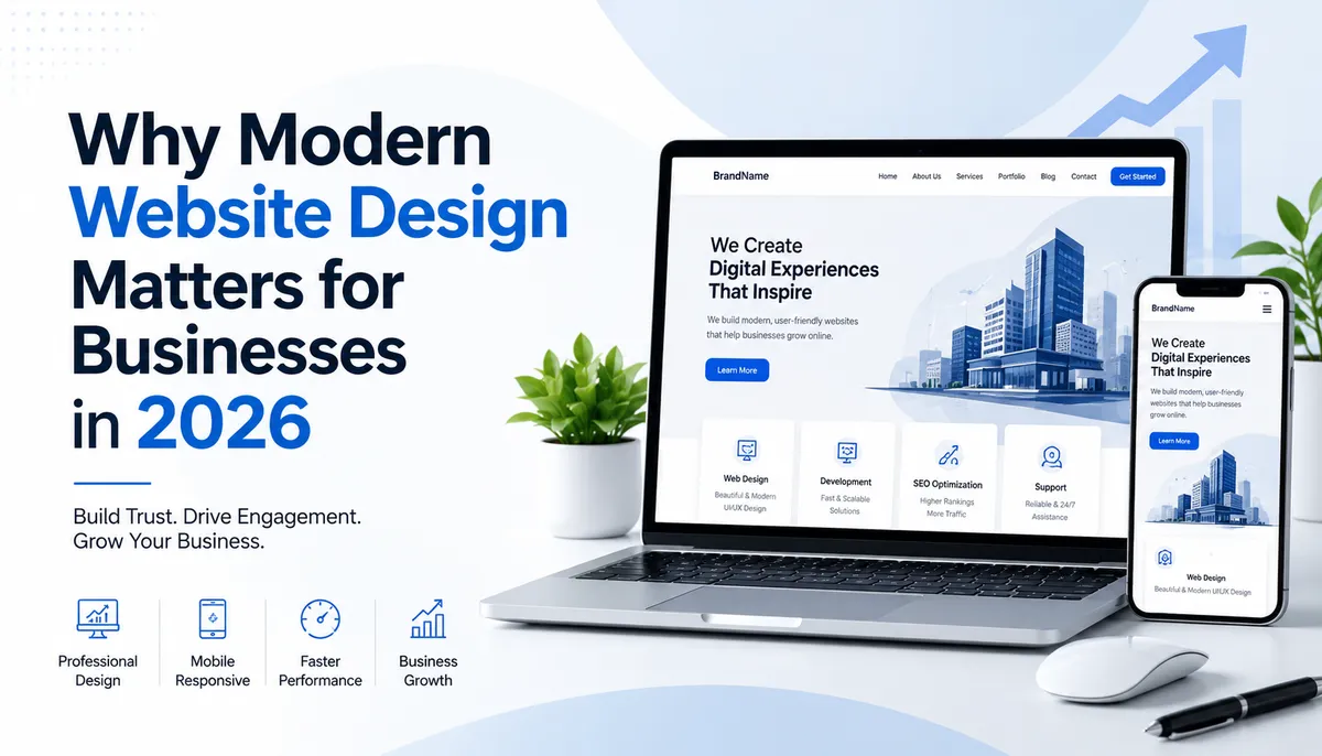 Why Modern Website Design Matters for Businesses in 2026