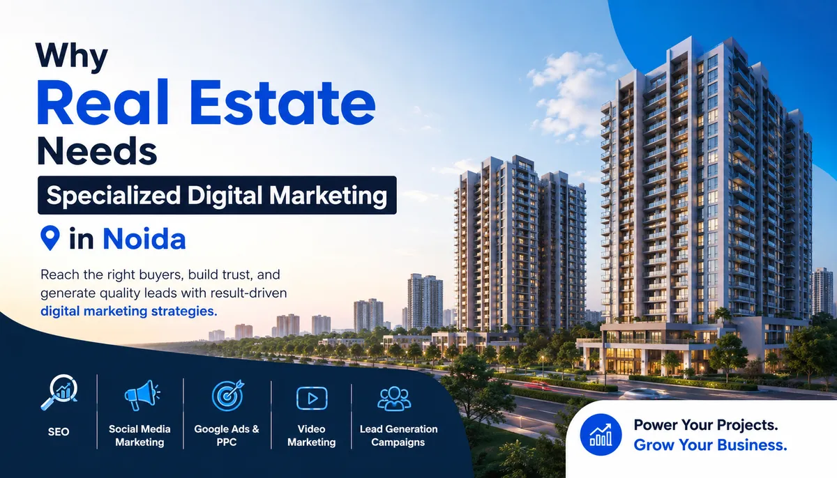 Why Real Estate Needs Specialized Digital Marketing in Noida